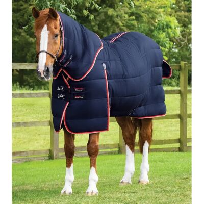 Stalldecke für Pferde mit Halswärmer Premier Equine Stable Buster 450g Bleu 183 cm Stalldecke für Pferde mit Halswärmer Premier Equine Stable Buster 450g Bleu 183 cm