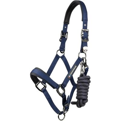 Nylonhalfter für Pferde Premier Equine Corda Blau Cob Nylonhalfter für Pferde Premier Equine Corda Blau Cob