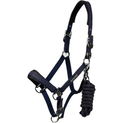 Nylonhalfter für Pferde Premier Equine Duco Blau Cob Nylonhalfter für Pferde Premier Equine Duco Blau Cob