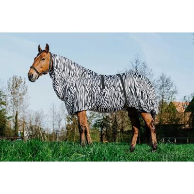 Zebra Ekzemenshirt für Pferde Riding World Schwarz 95 cm Zebra Ekzemenshirt für Pferde Riding World Schwarz 95 cm