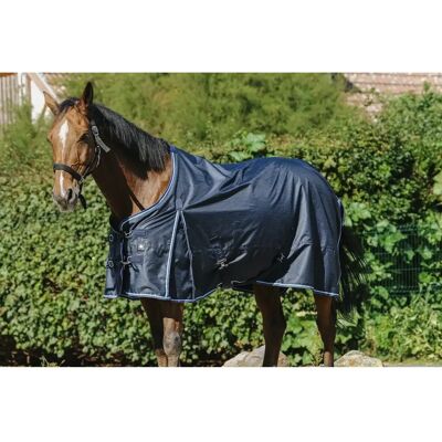 Außendecke für Pferde Riding World Eco 600D 50g Blau 190 cm Außendecke für Pferde Riding World Eco 600D 50g Blau 190 cm