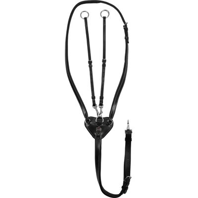 Martingale für Pferd mit verstellbarem Strom Supreme Schwarz Cob Martingale für Pferd mit verstellbarem Strom Supreme Schwarz Cob