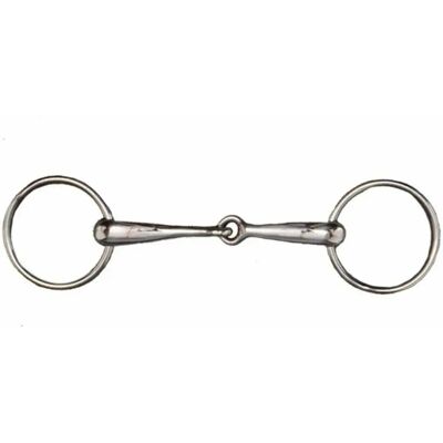 Tattini Medium Gebrochene Edelstahl Pferd Bit - 14 cm Tattini Medium Gebrochene Edelstahl Pferd Bit - 14 cm