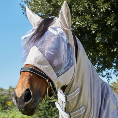 Fliegenmaske für Pferde Tattini Resille Beige Cob Fliegenmaske für Pferde Tattini Resille Beige Cob
