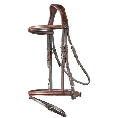 Anatomisches Reitkomplettzeug Trust Classic Marron Cob Anatomisches Reitkomplettzeug Trust Classic Marron Cob