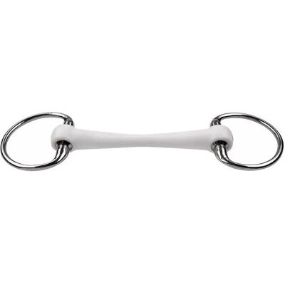Mors Olive für Pferd mit Ring Trust Inno Sense Flexi Soft 20 Blanc 14,5 cm Mors Olive für Pferd mit Ring Trust Inno Sense Flexi Soft 20 Blanc 14,5 cm