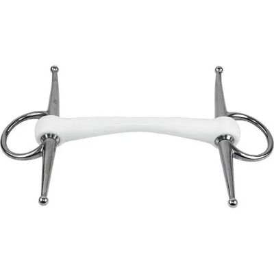 Mundstück mit Mullenkanone für Pferd Trust Inno Sense Blanc 12,5 cm Mundstück mit Mullenkanone für Pferd Trust Inno Sense Blanc 12,5 cm