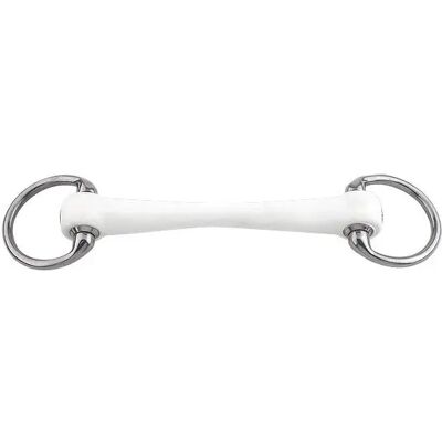 Mors Olive für Pferd mit Ring Trust Inno Sense Eggbutt Bradoon Flexi Soft 20 Blanc 12,5 cm Mors Olive für Pferd mit Ring Trust Inno Sense Eggbutt Bradoon Flexi Soft 20 Blanc 12,5 cm