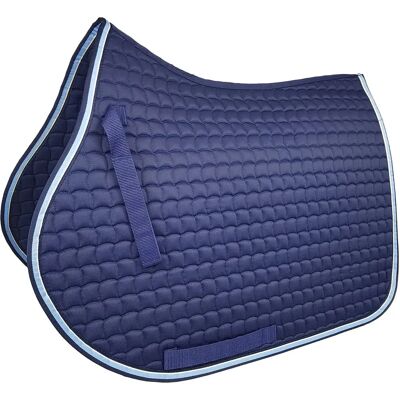 Vielseitiges Pferd Dressursattelpad York Ever Bleu Full Vielseitiges Pferd Dressursattelpad York Ever Bleu Full