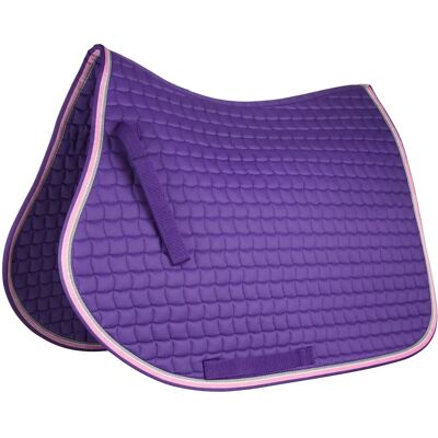 Vielseitiges Pferd Dressursattelpad York Ever Violet Full Vielseitiges Pferd Dressursattelpad York Ever Violet Full