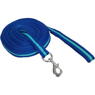 Longe für Pferde zum Longieren aus Baumwolle York Bleu 8,5 m Longe für Pferde zum Longieren aus Baumwolle York Bleu 8,5 m