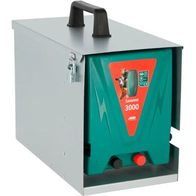 AKO Savanne 3000 - Schwerlast Zaungerät - 12V Akku nicht inklusive AKO Savanne 3000 - Schwerlast Zaungerät - 12V Akku nicht inklusive