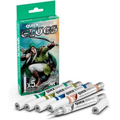 Marker AK Interactive Quickmarker Multicolore 15x1,5x1,5cm Marker AK Interactive Quickmarker Multicolore 15x1,5x1,5cm