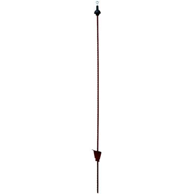 Ovaler Stahlpfahl mit Federn Horizont (x25) Rot 105 cm Ovaler Stahlpfahl mit Federn Horizont (x25) Rot 105 cm