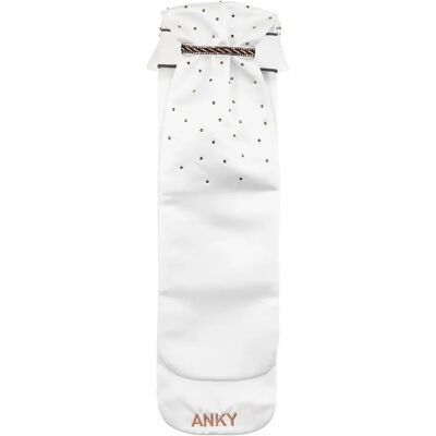Reitkrawatte mit abnehmbaren Halsbändern ANKY Stocktie Multi-Fit Blanc M Reitkrawatte mit abnehmbaren Halsbändern ANKY Stocktie Multi-Fit Blanc M