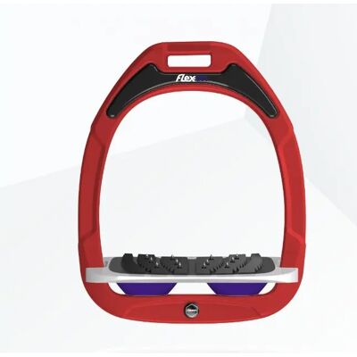 UltiGrip Steigbügel Rot/Grau/Violett Flex-On Green Composite Rouge TU UltiGrip Steigbügel Rot/Grau/Violett Flex-On Green Composite Rouge TU