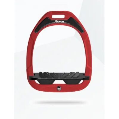 Ultra Grip Schräg Steigbügel Rot/Schwarz/Schwarz Flex-On Green Composite Rouge TU Ultra Grip Schräg Steigbügel Rot/Schwarz/Schwarz Flex-On Green Composite Rouge TU
