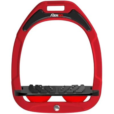 Schrägsteigbügel Ultra Grip Rot/Schwarz/Rot Flex-On Green Composite Rouge TU Schrägsteigbügel Ultra Grip Rot/Schwarz/Rot Flex-On Green Composite Rouge TU