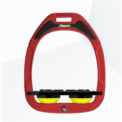Platte Grip Steigbügel Rot/Schwarz/Grün Flex-On Green Composite Rouge TU Platte Grip Steigbügel Rot/Schwarz/Grün Flex-On Green Composite Rouge TU