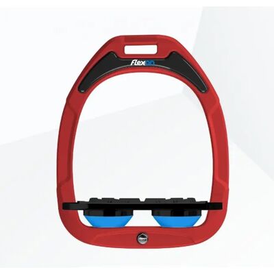 Platte Griffe Steigbügel Rot/Schwarz/Blau Flex-On Green Composite Rouge TU Platte Griffe Steigbügel Rot/Schwarz/Blau Flex-On Green Composite Rouge TU