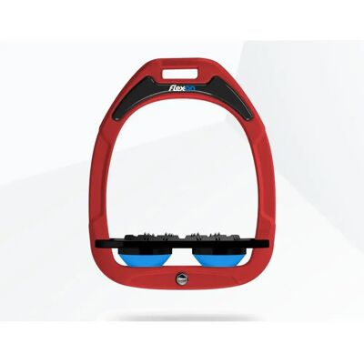 Flachsteigbügel Ultra Grip Rot/Schwarz/Blau Flex-On Green Composite Rouge TU Flachsteigbügel Ultra Grip Rot/Schwarz/Blau Flex-On Green Composite Rouge TU