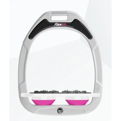 Platte Ultra Grip Steigbügel Weiß/Weiß/Rosa Flex-On Green Composite Weiß TU Platte Ultra Grip Steigbügel Weiß/Weiß/Rosa Flex-On Green Composite Weiß TU