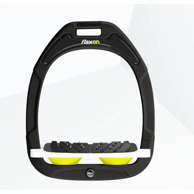 Ultra Grip Neigungssteigbügel Schwarz/Weiß/Gelb Flex-On Green Composite Schwarz TU Ultra Grip Neigungssteigbügel Schwarz/Weiß/Gelb Flex-On Green Composite Schwarz TU