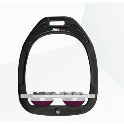 Platte Ultra Grip Steigbügel Schwarz/Grau/Plum Flex-On Green Composite Schwarz TU Platte Ultra Grip Steigbügel Schwarz/Grau/Plum Flex-On Green Composite Schwarz TU