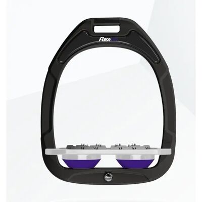 Platte Ultra Grip Steigbügel Schwarz/Grau/Violett Flex-On Green Composite Schwarz TU Platte Ultra Grip Steigbügel Schwarz/Grau/Violett Flex-On Green Composite Schwarz TU