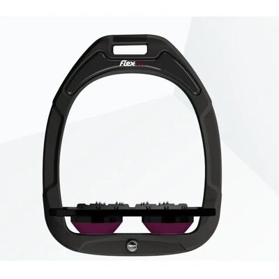 Platte Ultra Grip Steigbügel Schwarz/Schwarz/Plum Flex-On Green Composite Schwarz TU Platte Ultra Grip Steigbügel Schwarz/Schwarz/Plum Flex-On Green Composite Schwarz TU