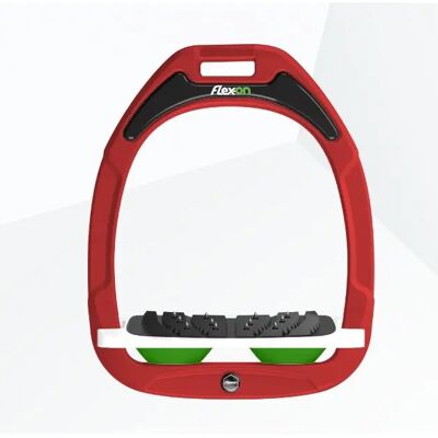 Ultra Grip Steigbügel Rot/Weiß/Grün Flex-On Green Composite Rot TU Ultra Grip Steigbügel Rot/Weiß/Grün Flex-On Green Composite Rot TU