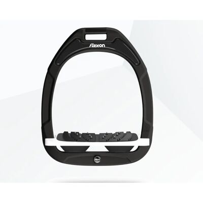 Schräg-Sicherheitssteigbügel Ultra Grip Grün/Weiß/Schwarz Flex-On Green Composite Grün TU Schräg-Sicherheitssteigbügel Ultra Grip Grün/Weiß/Schwarz Flex-On Green Composite Grün TU