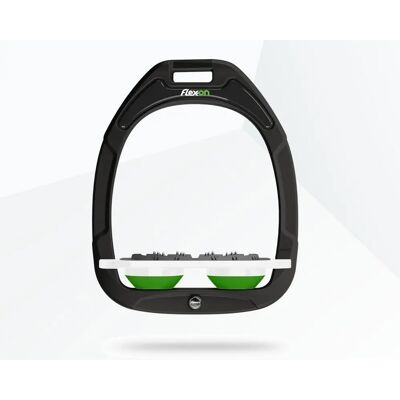 Platte Ultra Grip Steigbügel Grün/Weiß/Grün Flex-On Green Composite Grün TU Platte Ultra Grip Steigbügel Grün/Weiß/Grün Flex-On Green Composite Grün TU