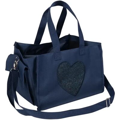 Tragetasche HKM Kids Cuddle Pony Bleu 20x29x27 cm Tragetasche HKM Kids Cuddle Pony Bleu 20x29x27 cm