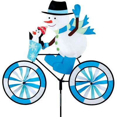 Wetterfahne Premier Kites Bike Spinner Snowman Bleu 76,2x62,2 cm/31,1 cm Wetterfahne Premier Kites Bike Spinner Snowman Bleu 76,2x62,2 cm/31,1 cm