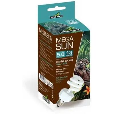 Glühbirne Reptiles Planet Megasun 5.0 13 W Blanc 13 W Glühbirne Reptiles Planet Megasun 5.0 13 W Blanc 13 W