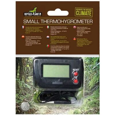 Thermo-Hygrometer Reptiles Planet Noir TU Thermo-Hygrometer Reptiles Planet Noir TU