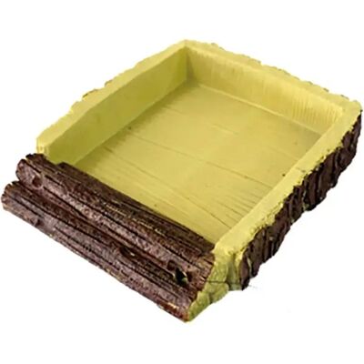 Futtertröge aus Holz Reptiles Planet Marron 14,5x12,5x3 cm Futtertröge aus Holz Reptiles Planet Marron 14,5x12,5x3 cm