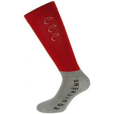 Reitsocken Equithème Compet Rouge 36/41 Reitsocken Equithème Compet Rouge 36/41