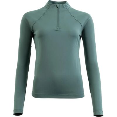 Reittrikot 1/4 Reißverschluss Frau BR Equitation CLX Vert 2XS Reittrikot 1/4 Reißverschluss Frau BR Equitation CLX Vert 2XS