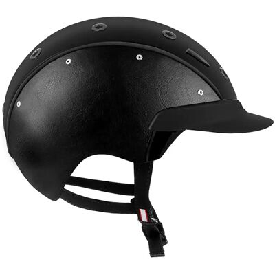 Reithelm aus Leder an den Seiten und aus Wildleder in der Mitte Casco Master 6 Noir M (57/58 cm) Reithelm aus Leder an den Seiten und aus Wildleder in der Mitte Casco Master 6 Noir M (57/58 cm)
