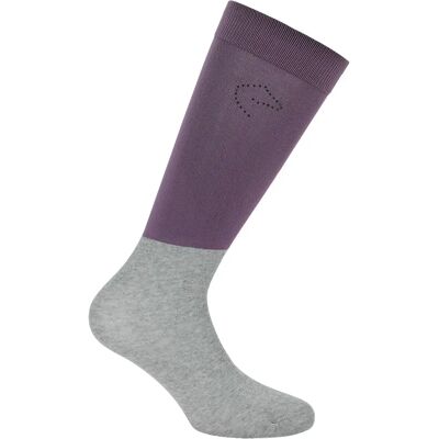 Reitsocken Equithème Compet JTM (x2) Violet 31/35 Reitsocken Equithème Compet JTM (x2) Violet 31/35