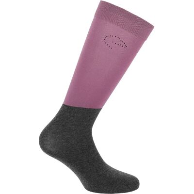 Reitsocken Equithème Compet JTM (x2) Violet 31/35 Reitsocken Equithème Compet JTM (x2) Violet 31/35