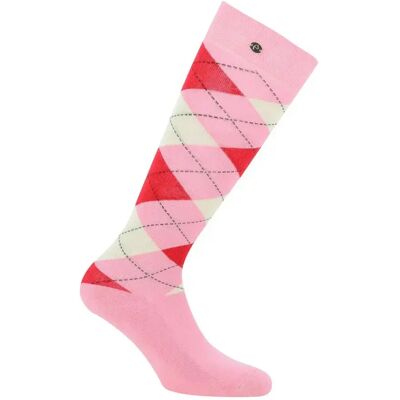 Reitsocken Equithème Argyle Rouge 39/41 Reitsocken Equithème Argyle Rouge 39/41
