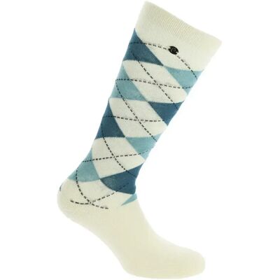 Reitsocken Equithème Argyle Beige 39/41 Reitsocken Equithème Argyle Beige 39/41