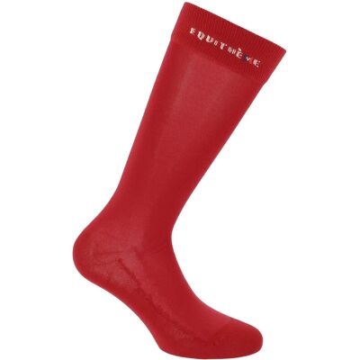Reitsocken Equithème Classic Rouge 39/41 Reitsocken Equithème Classic Rouge 39/41