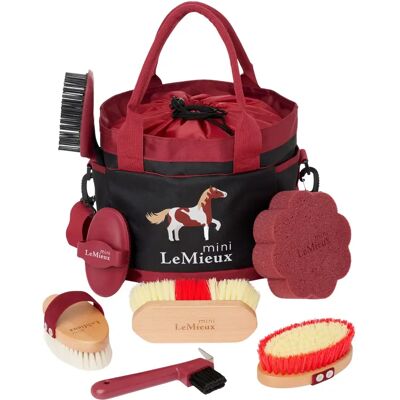 Reitputzset LeMieux Mini Rouge TU Reitputzset LeMieux Mini Rouge TU