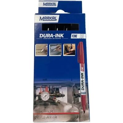 Markierer mit feiner Spitze Markal (x3) Rouge TU Markierer mit feiner Spitze Markal (x3) Rouge TU