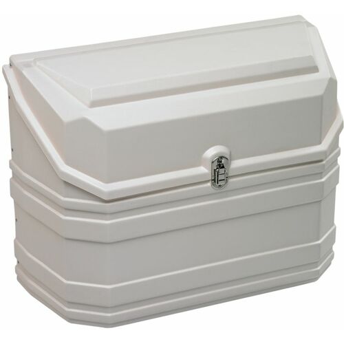 Sportscraft Gaskasten für 2 Gasflaschen (11 kg), Kunststoff, weiß