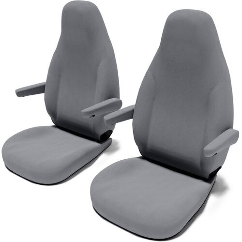 DRIVE DRESSY DriveDressy Sitzbezüge - Grau, VW T6/6.1 Transporter, 4, Fahrer & Beifahrer